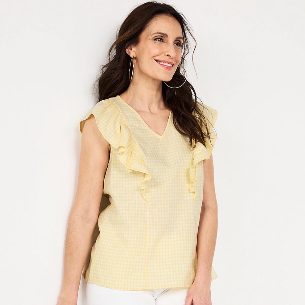 Linen Top NWT - Picture 2 of 3